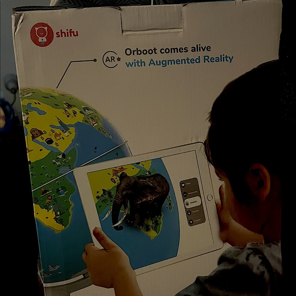 Shi by JOURNEYS Orboot Augmented Reality Globe - Blue